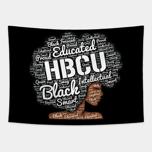 HBCU Natural Hair Afro Tapestry