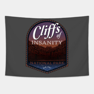 The Cliffs of Insanity Tapestry
