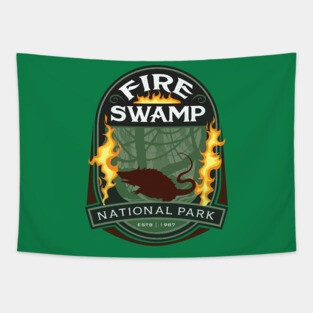 Fire Swamp National Park Tapestry