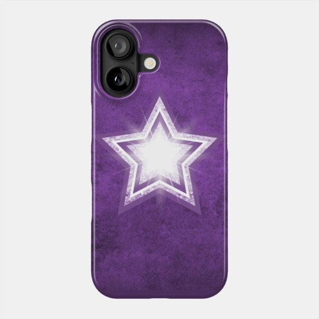 Purple Crystal Star Cheeky Witch® Phone Case by Cheeky Witch