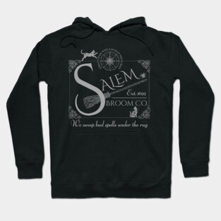 Salem Broom Company Est 1692 Witch Hoodie