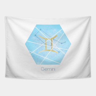 Gemini zodiac sign Tapestry