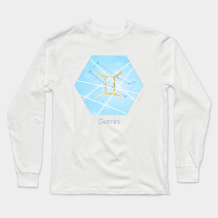 Gemini zodiac sign Long Sleeve T-Shirt