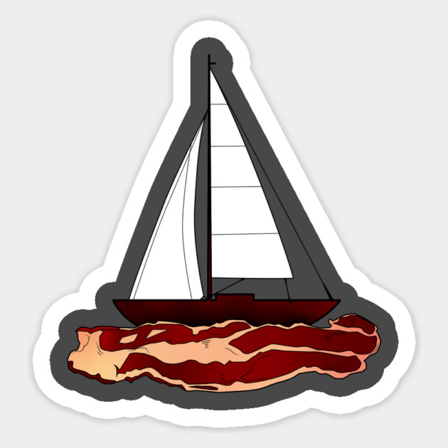 Baconsail Sticker by baconsale