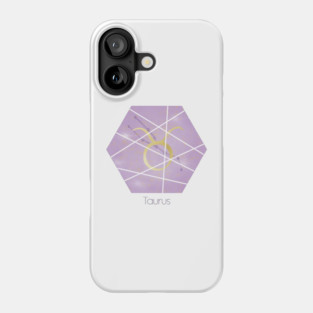 Taurus zodiac sign Phone Case