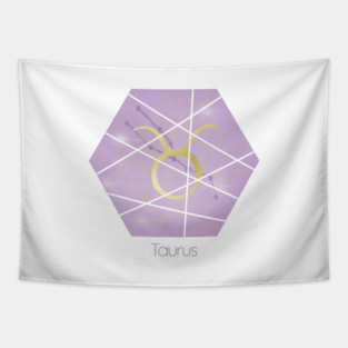 Taurus zodiac sign Tapestry