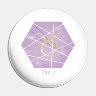 Taurus zodiac sign Pin