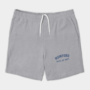 Mumford phys. ed. dept. - vintage Beverly Hills cop logo Shorts