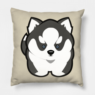 Husky Bandit Pillow