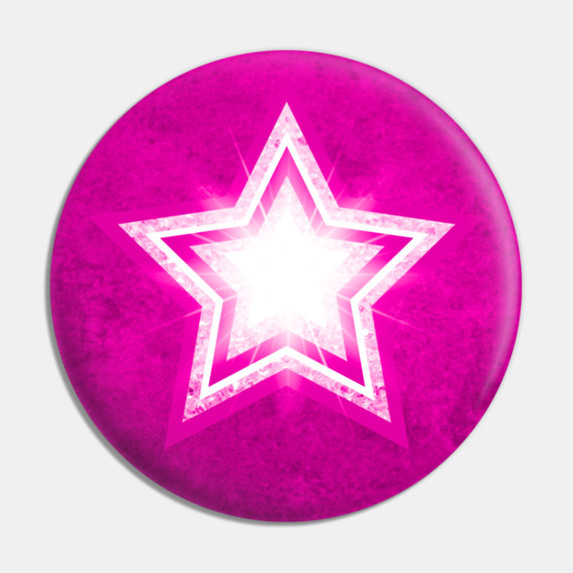 Pink Crystal Star Cheeky Witch® Pin by Cheeky Witch