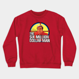 The Six Million Dollar Man Logo Crewneck Sweatshirt