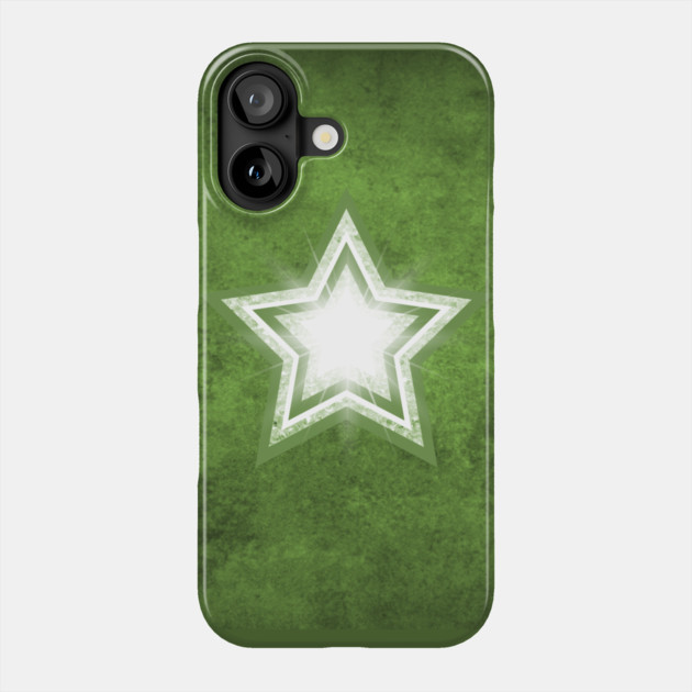 Green Crystal Star Cheeky Witch® Phone Case by Cheeky Witch