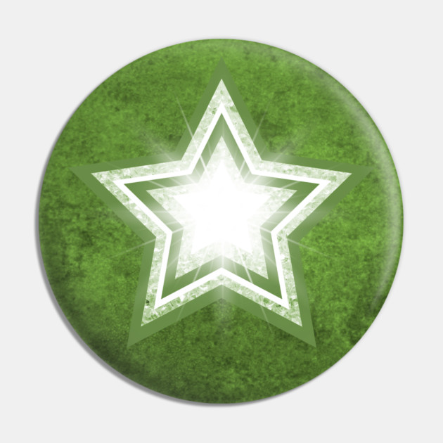 Green Crystal Star Cheeky Witch® Pin by Cheeky Witch