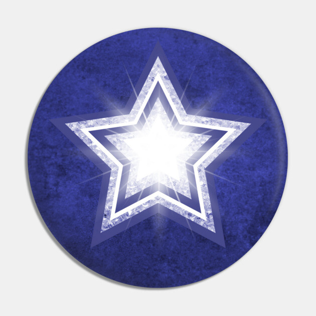 Blue Crystal Star Cheeky Witch® Pin by Cheeky Witch