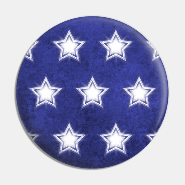 Blue Crystal Star Pattern Cheeky Witch® Pin by Cheeky Witch
