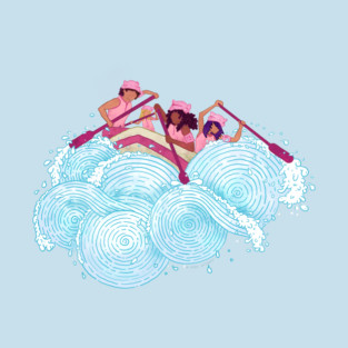 Roe Your Vote Blue Wave T-Shirt