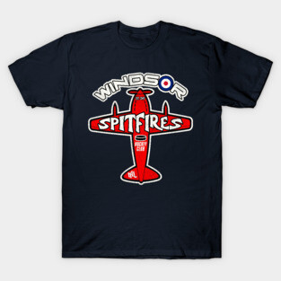 Defunct Windsor Spitfires Hockey Team T-Shirt