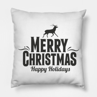 Happy holidays Pillow