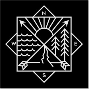 Nature Compass Posters and Art