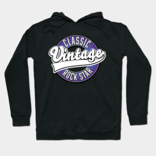 Classic Rock star logo Hoodie