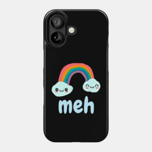 Meh Emotion Rainbow Phone Case
