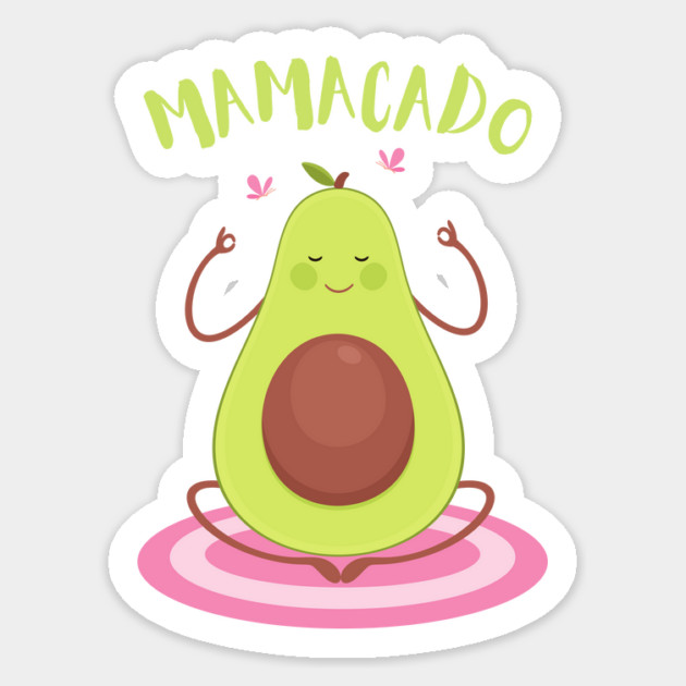 Mamacado Avocado Sticker by The WYLD Tribe