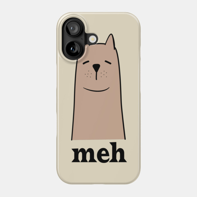 Meh Dog Lack Of Interest Phone Case by The WYLD Tribe