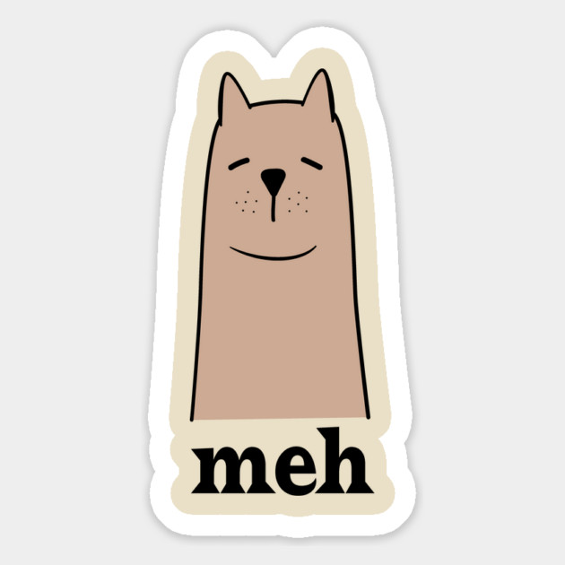 Meh Dog Lack Of Interest Magnet by The WYLD Tribe