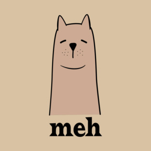 Meh Dog Lack Of Interest T-Shirt