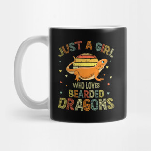 Just A Girl Who Loves Bearded Dragons Mug