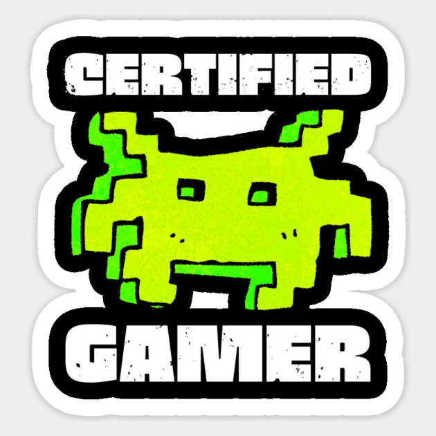 Certified Gamer Sticker by The WYLD Tribe