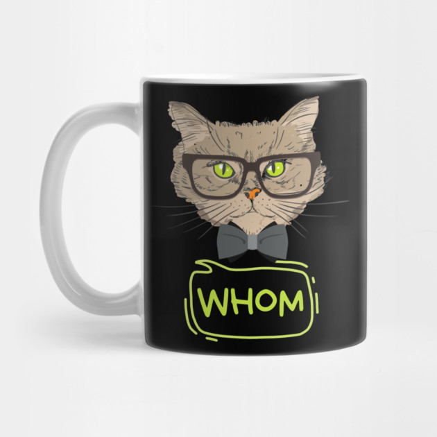 Who Whom Grammar Cat by The WYLD Tribe