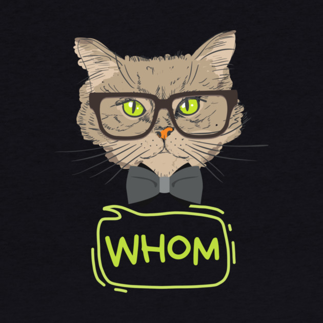 Who Whom Grammar Cat by The WYLD Tribe