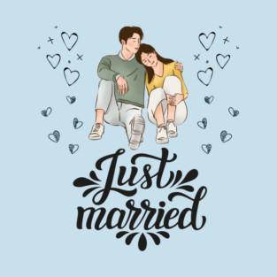 Just Married Couples at Honeymoon T-Shirt