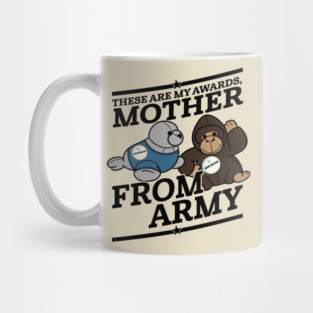 Buster Bluth - These are my Awards Mother From Army Mug