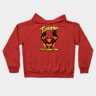 Turbo Man - It's Turbo Time Kids Hoodie