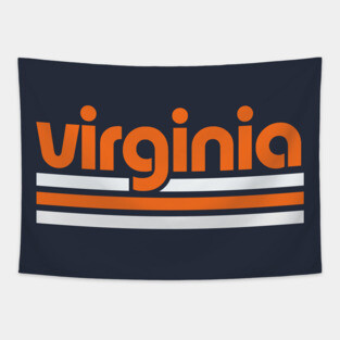 Retro Virginia Stripes Tapestry