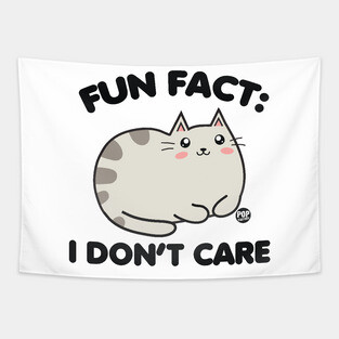 DONT CARE CAT Tapestry