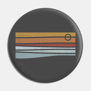 Sunset Lines Vintage Pin