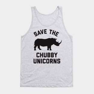 Save the Chubby Unicorns Tank Top