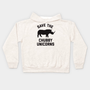 Save the Chubby Unicorns Kids Hoodie