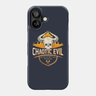 Chaotic Evil Alignment Phone Case