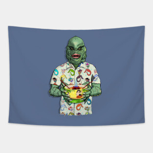 Tiki Creature Tapestry
