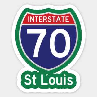 I-70 St. Louis Sticker