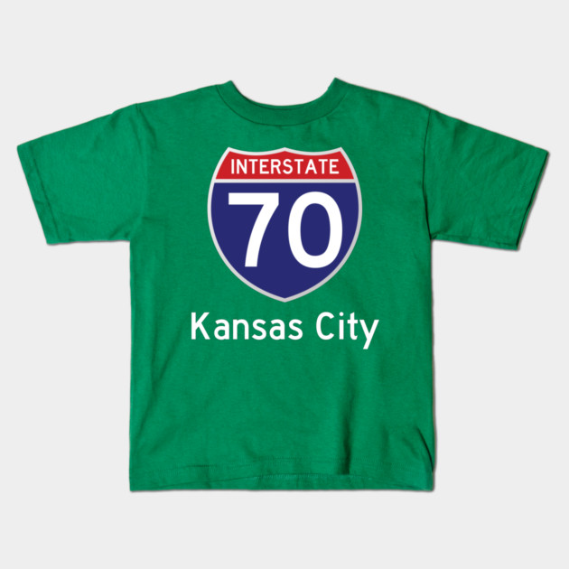 I-70 Kansas City Kids T-Shirt by Litehouse Tees
