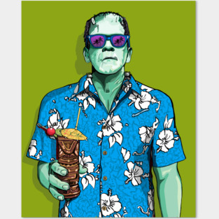 Tiki Frankenstein 2 Posters and Art