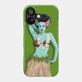 Tiki Hula Bride Phone Case