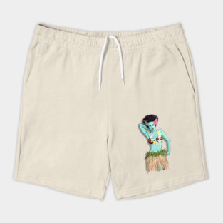 Tiki Hula Bride Shorts