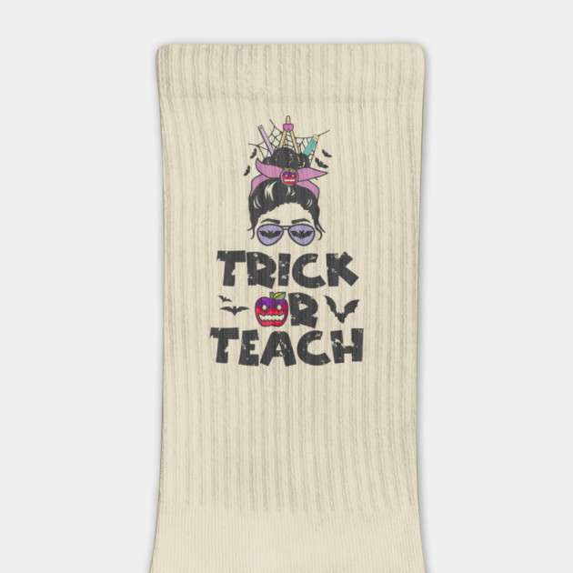 Trick Or Teach Messy Bun Halloween Teacher Costume by The WYLD Tribe