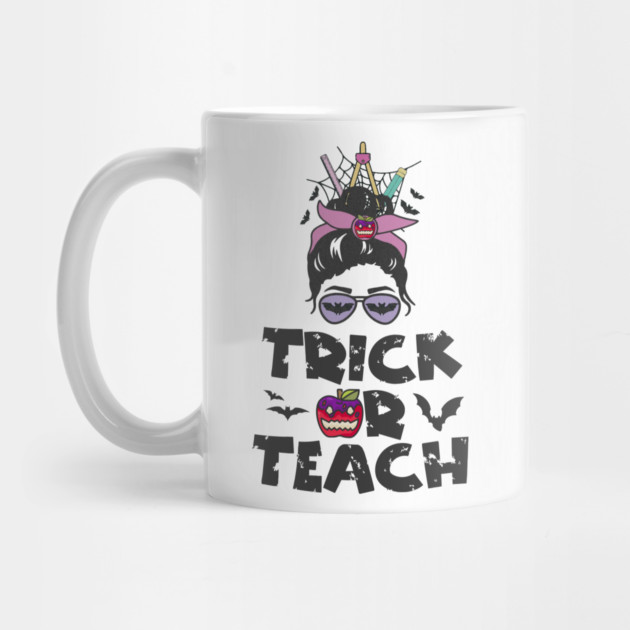 Trick Or Teach Messy Bun Halloween Teacher Costume by The WYLD Tribe